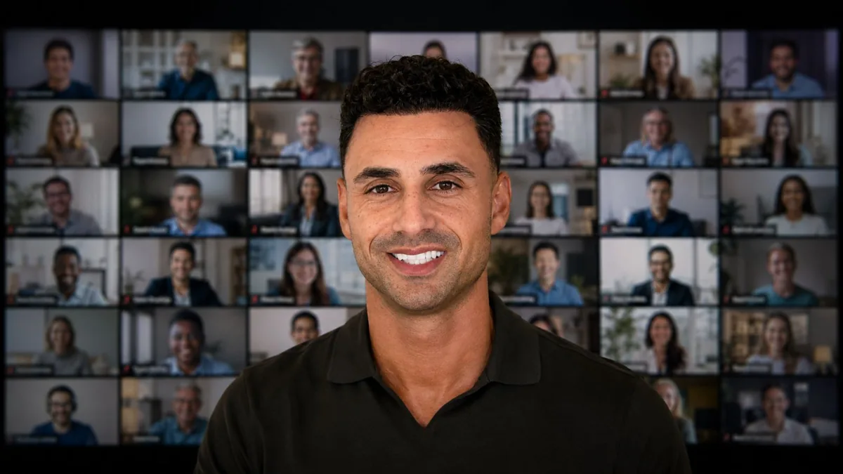Omar hosting a live Prime community call